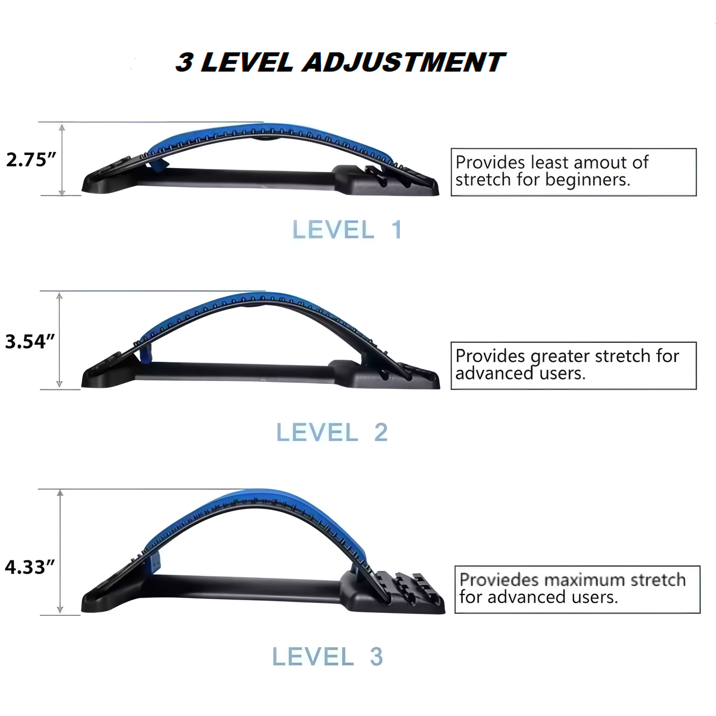 Ergonomic Back Stretcher – Daily Comfort & Relaxation