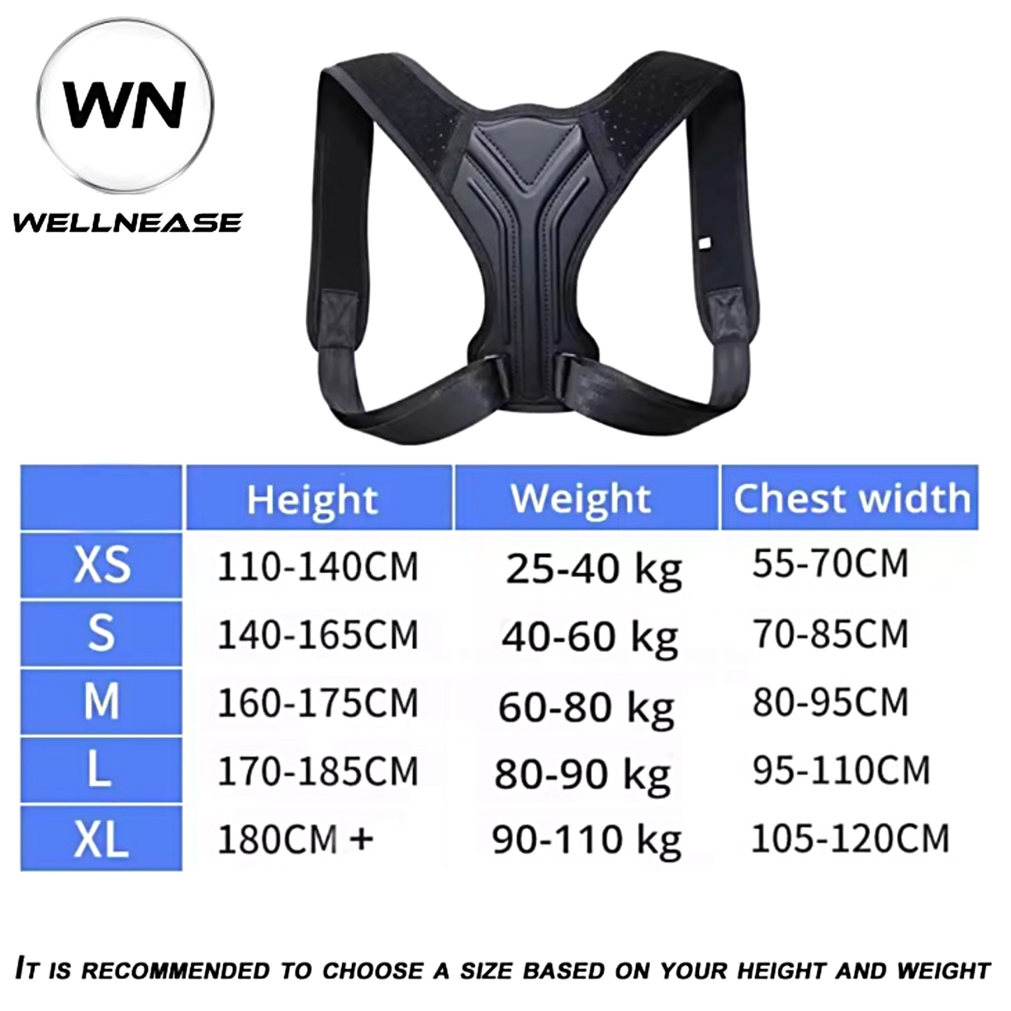 Upper Back Support Strap