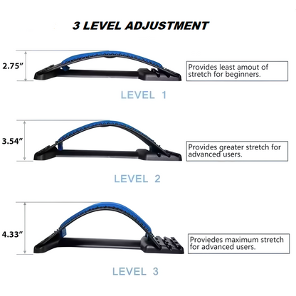 Ergonomic Back Stretcher – Daily Comfort & Relaxation